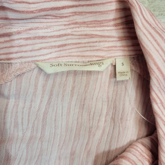 Soft Surroundings Lilou Ruffle Shirt Size Small - Picture 3 of 7